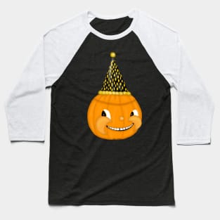 Old Fashioned Pumpkin Head Baseball T-Shirt